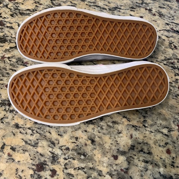 Pink and Grey Lace Up Vans size 2 Youth - Picture 6 of 6